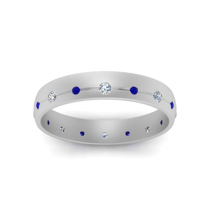 Flush Set Diamond Wedding Band