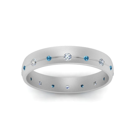 Flush Set Diamond Wedding Band
