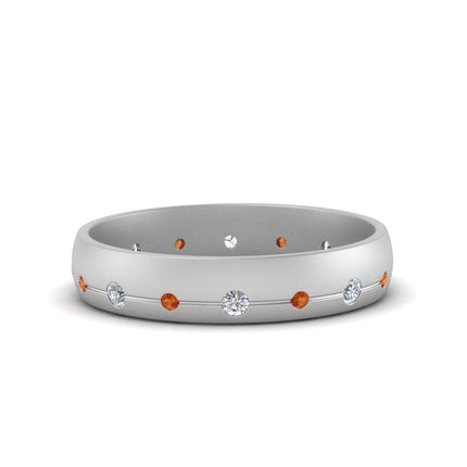 Flush Set Diamond Wedding Band