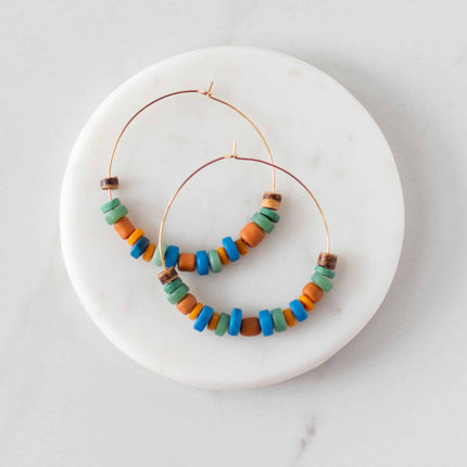 Foliage Ellen Hoop Earrings