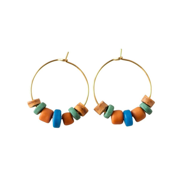 Foliage Ellen Hoop Earrings