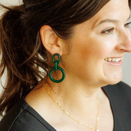 Green Hali Earrings