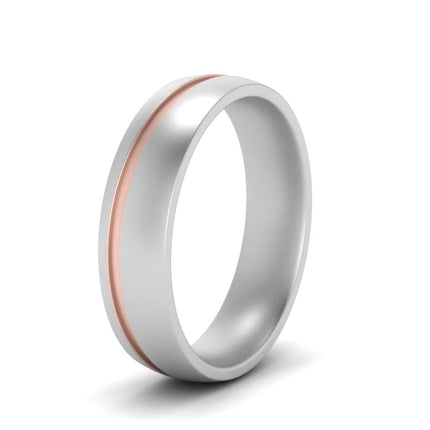 Grooved 2 Tone Mens Band