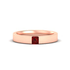 14k Rose Gold / Ruby / Lab Grown