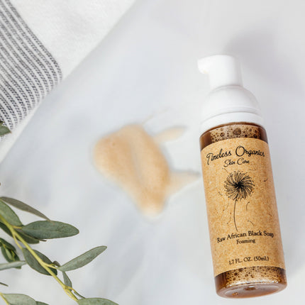 Liquid RAW African Black Soap - Foaming