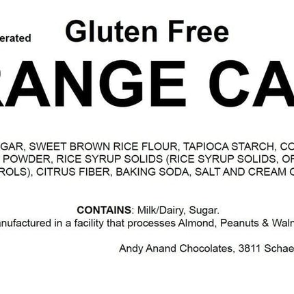 Andy Anand Gluten Free Orange Cake 9" - Irresistible Cake Fantasies (2.6 lbs)