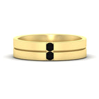 14k Yellow Gold / Black Diamond / Lab Grown