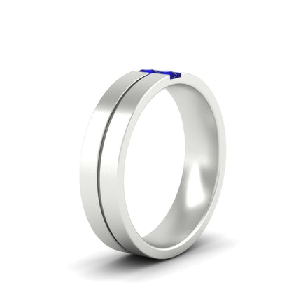 Mens 2 Stone Band