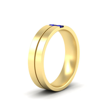 Mens 2 Stone Band