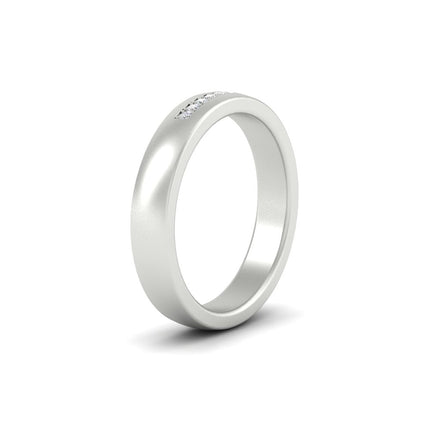 Mens 9 Stone Simple Diamond Band