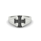 14k White Gold / Black Diamond / Lab Grown