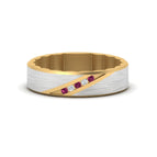 14k Yellow Gold / Pink Sapphire / Lab Grown