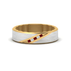 14k Yellow Gold / Ruby / Lab Grown