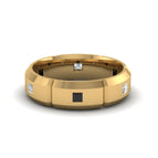 14k Yellow Gold / Black Diamond / Lab Grown