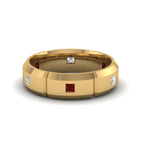 14k Yellow Gold / Ruby / Lab Grown