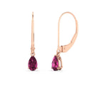 14k Rose Gold / Pink Sapphire / Lab Grown