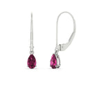 14k White Gold / Pink Sapphire / Lab Grown
