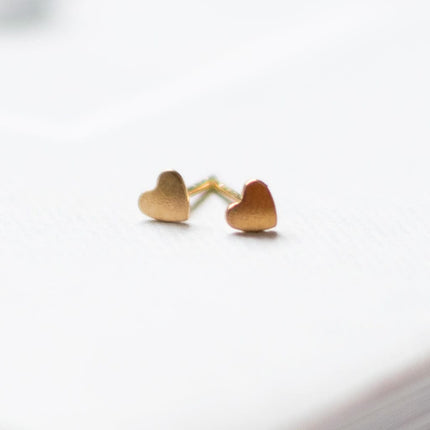 Mini Heart Stud Earrings