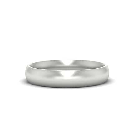Minimalist 4mm Mens Wedding Band