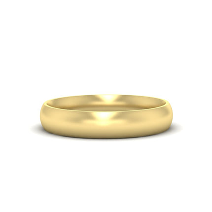 Minimalist 4mm Mens Wedding Band