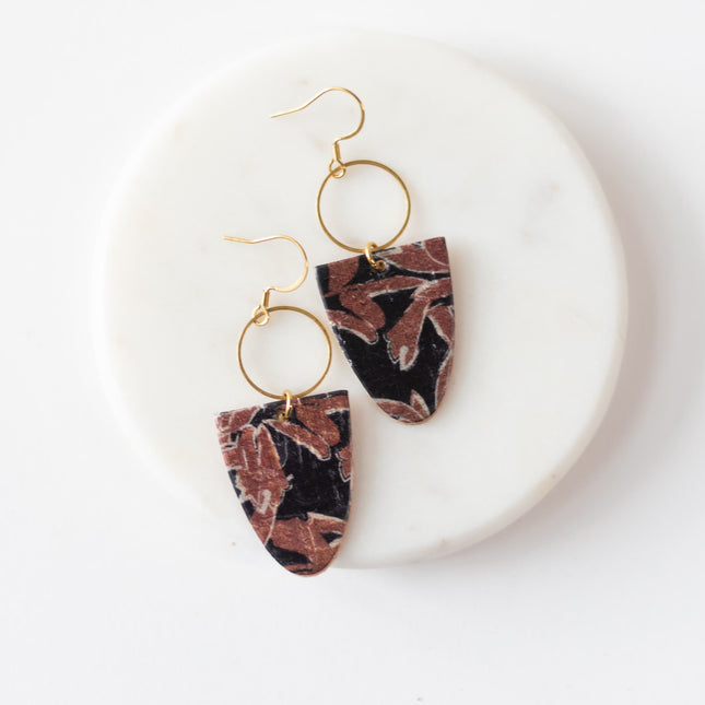 Moody Black Francis Earrings