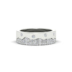 14k White Gold / Diamond / Lab Grown