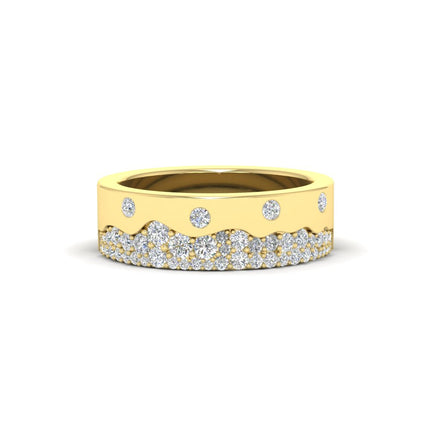 Mountain Stone Mens Wedding Ring