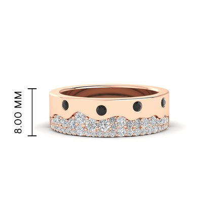 Mountain Stone Mens Wedding Ring