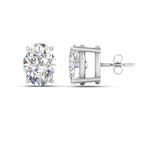 14k White Gold / 8 Ct / Lab Grown