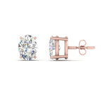 14k Rose Gold / 6 Ct / Lab Grown