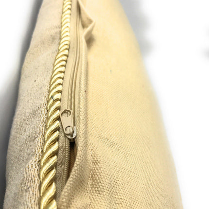 DaDa Bedding Set of 2-Pieces Yellow Apricot Fruits Elegant Tapestry Throw Pillow Covers w/ Inserts - 18" x 18"