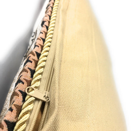 DaDa Bedding Set of 2-Pieces Postcard Milan Tapestry Throw Pillow Covers w/ Pillow Inserts, 18" x 18"