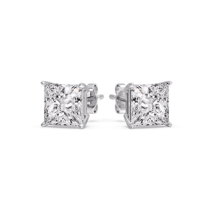 Princess Cut Diamond Stud Earring