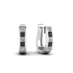 14k White Gold / Black Diamond / Lab Grown