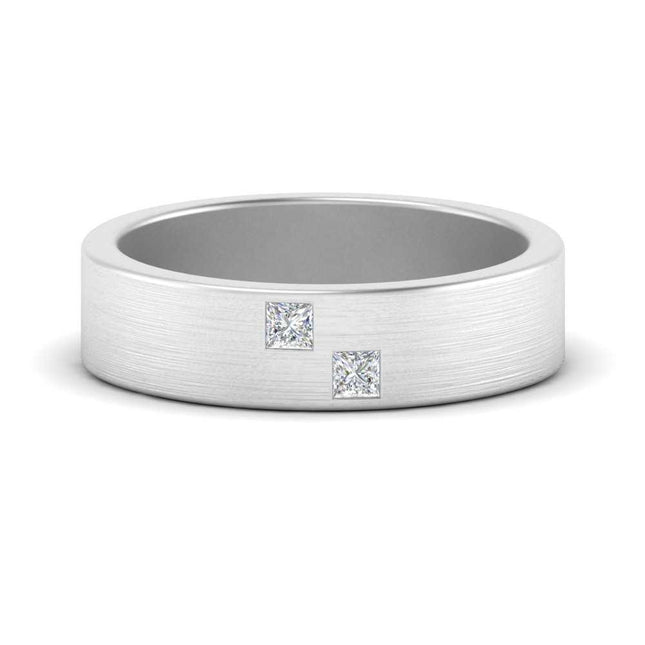 Princess Cut Brush Finish Band