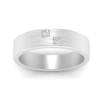 Princess Cut Brush Finish Band