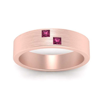 Princess Cut Brush Finish Band