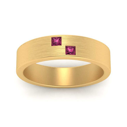 Princess Cut Brush Finish Band