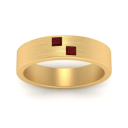 Princess Cut Brush Finish Band