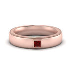 14k Rose Gold / Ruby / Lab Grown
