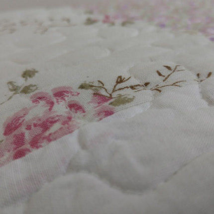 DaDa Bedding Cottage Floral Blossoming Patchwork Quilted Coverlet Bedspread Set (DXJ103112)