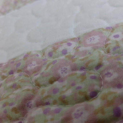 DaDa Bedding Cottage Floral Blossoming Patchwork Quilted Coverlet Bedspread Set (DXJ103112)