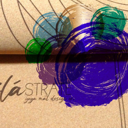 Release WANDERER Hand Painted Cork Yoga mat