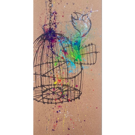 Release WANDERER Hand Painted Cork Yoga mat