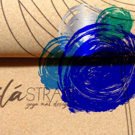 Release WANDERER Hand Painted Cork Yoga mat