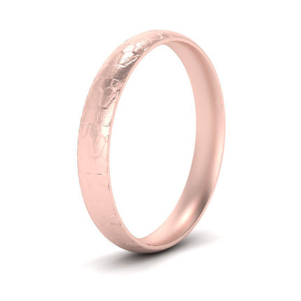 5 Mm Lightweight Rock Texture Mens Wedding Band