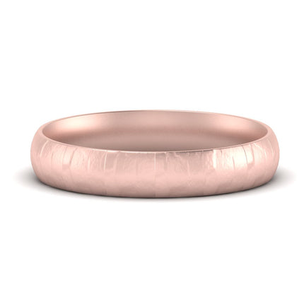 5 Mm Lightweight Rock Texture Mens Wedding Band