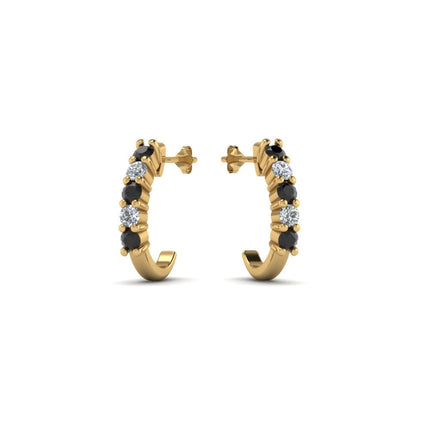 Half Huggie Hoop Earring