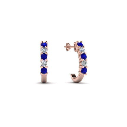 Half Huggie Hoop Earring