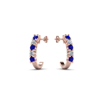 Half Huggie Hoop Earring